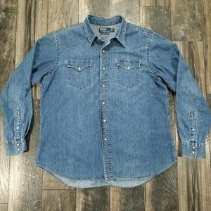 Polo Ralph Lauren Classic Western Pearl Snap XL